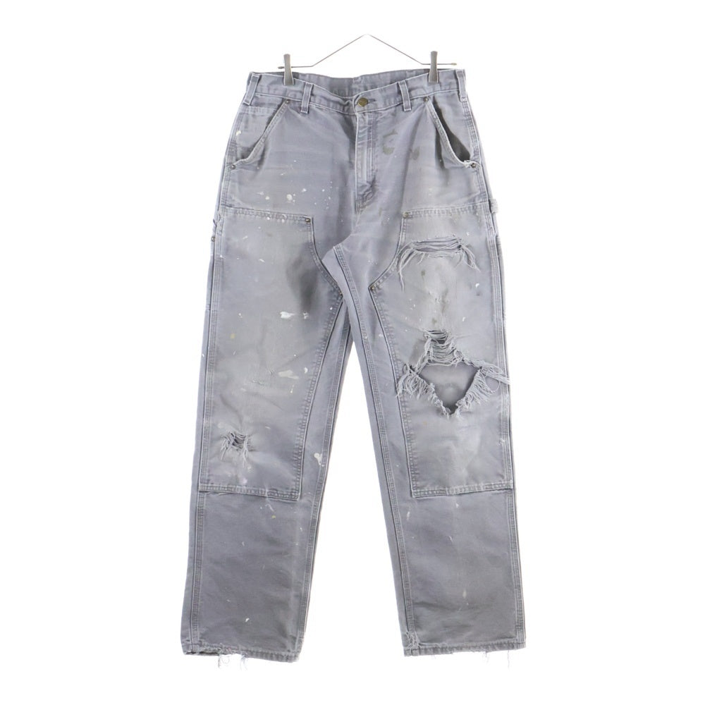CARHARTT(カーハート) Double Knee ダブルニー カーペンターパンツ ペインター コットンダック グレー