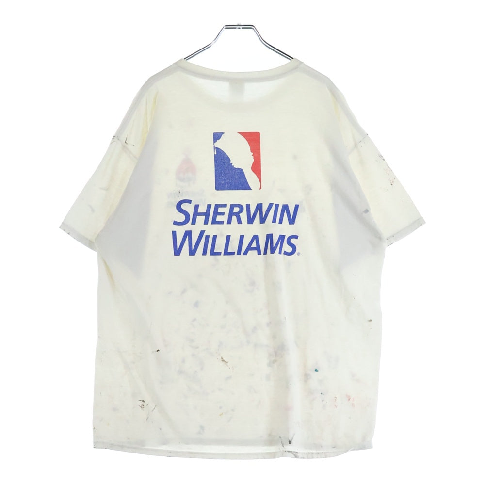 VINTAGE(ヴィンテージ) 90s Sherwin Williams ペイント半袖Tシャツ 半袖カットソー ホワイト