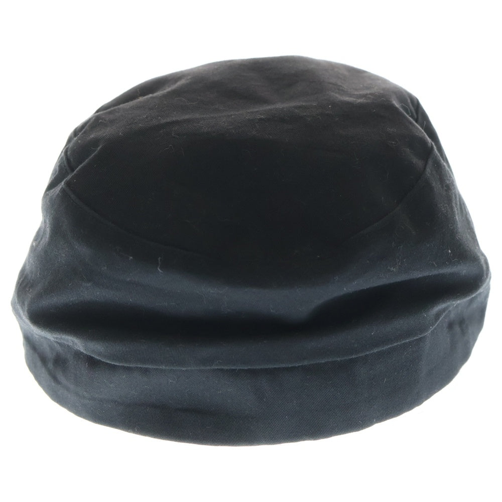 KIJIMA TAKAYUKI(キジマタカユキ) COTTON CANVAS WORK CAP コットンキャンバス ワークキャップ 帽子 ブラック