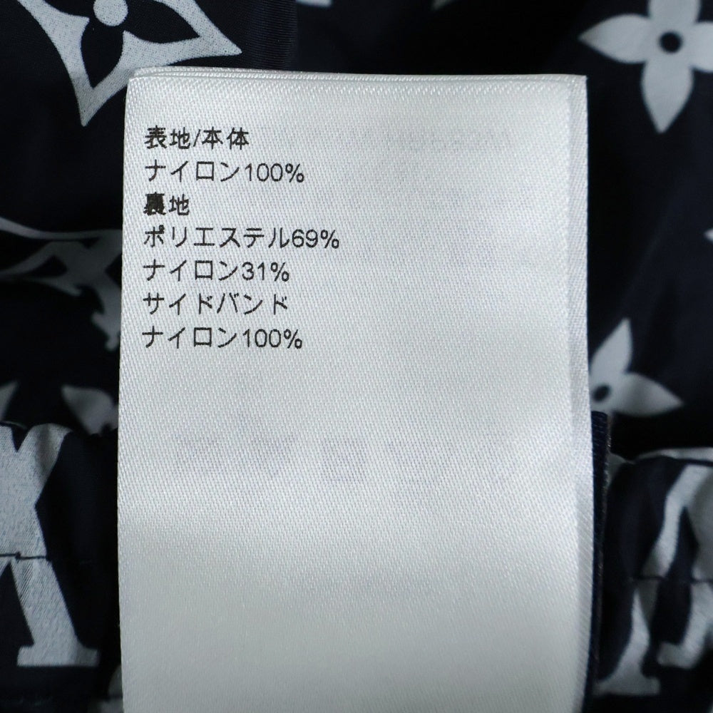 LOUIS VUITTON(ルイヴィトン) 24AW モノグラムプリントテクニカルトラックロングパンツ RM242M MJW HRP83W ブラック/ホワイト