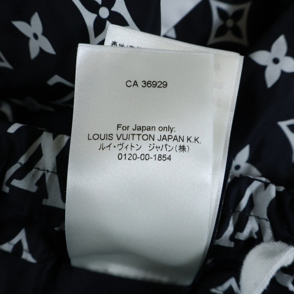 LOUIS VUITTON(ルイヴィトン) 24AW モノグラムプリントテクニカルトラックロングパンツ RM242M MJW HRP83W ブラック/ホワイト