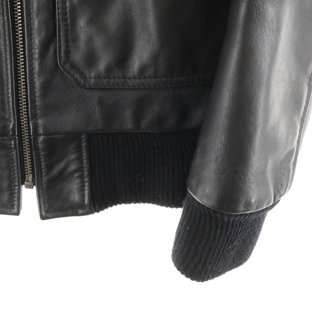 SUPREME(シュプリーム) 12SS×Schott A2 フライトレザージャケット ブラック