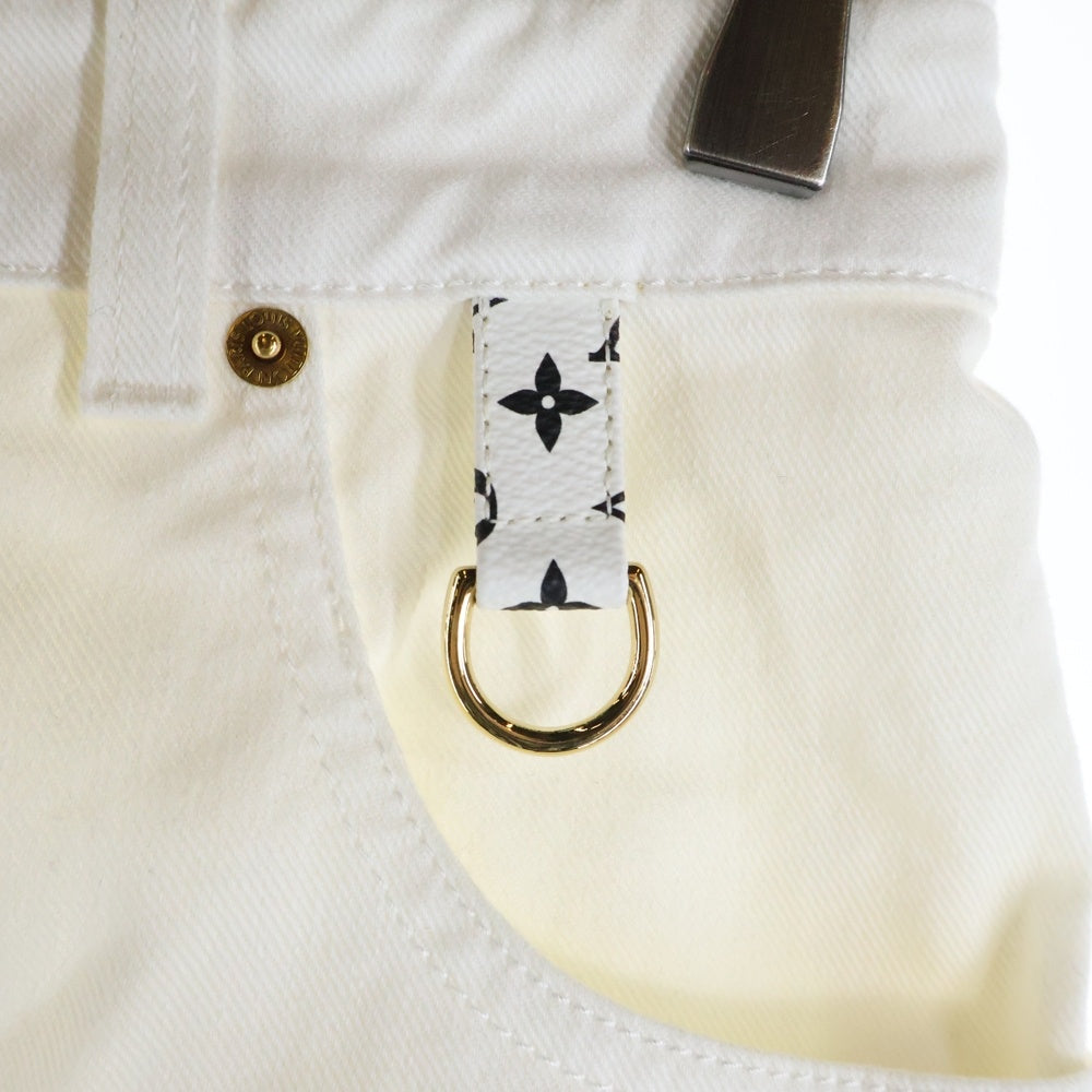 LOUIS VUITTON(ルイヴィトン) ミニスカート FHSK060WG ホワイト レディース