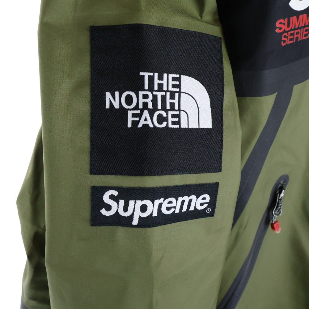 SUPREME(シュプリーム) 21SS×THE NORTH FACE TAPE SEAM MOUNTAINJACKET テープシーム マウンテンジャケット カーキ/ブラック NP12101I