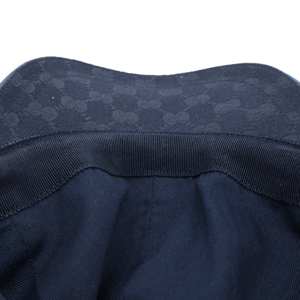 GUCCI(グッチ) GGキャンバスベースボールキャップ 200035 ブラック