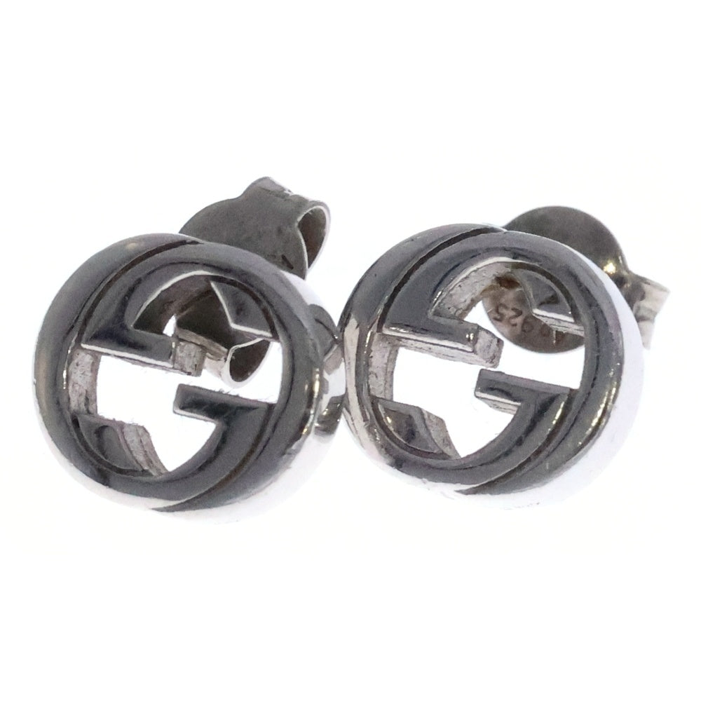 GUCCI(グッチ) ミニGGロゴピアス シルバー