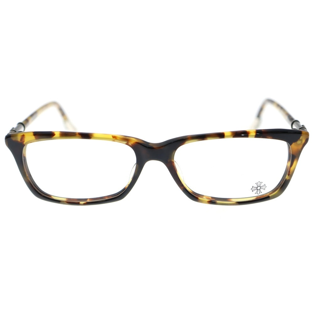 CHROME HEARTS(クロムハーツ) DILF 2 ダガーテンプル スクエアフレームサングラス アイウェア 眼鏡 ブラウン