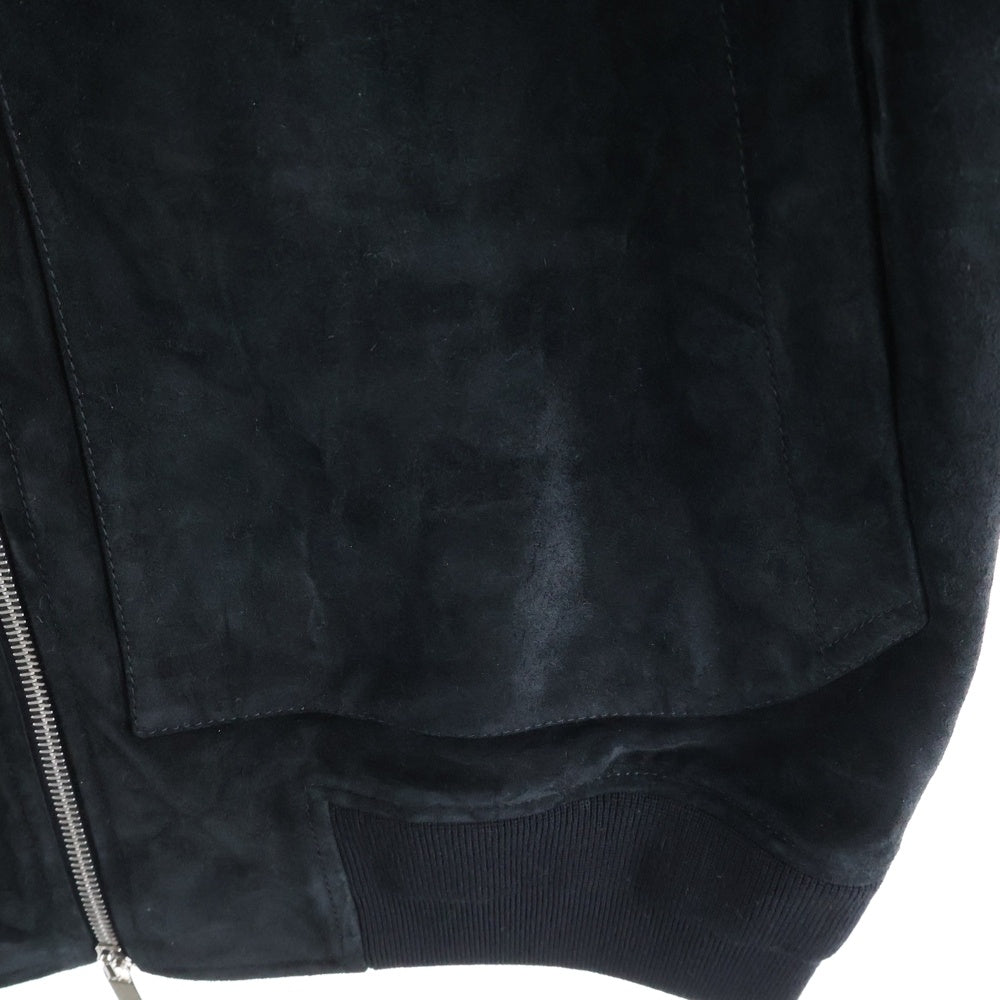 DIOR(ディオール) 23AW カナージュナイロン切替カーフスキンバーシティレザージャケット 343L419A0714 ブラック