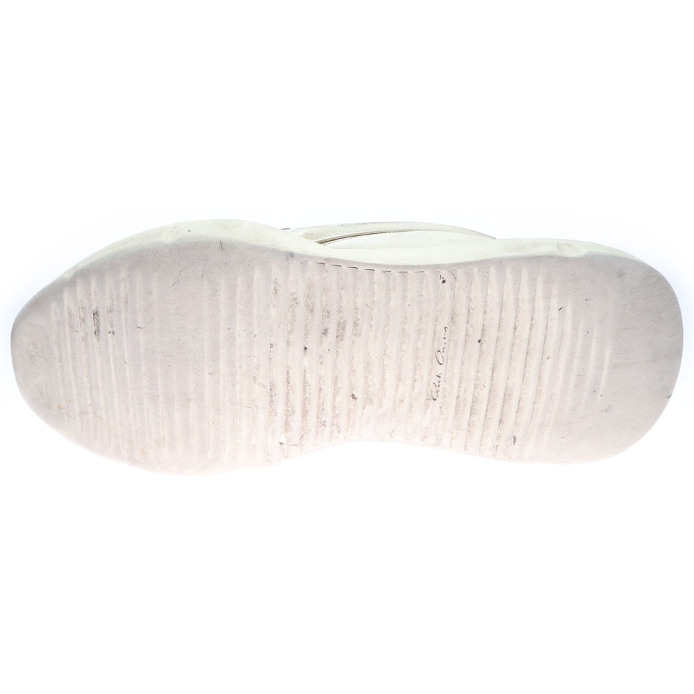 Rick Owens(リックオウエンス) GETH RUNNER 01B1814 ゲスランナー ミッドカットボリュームスニーカー ブラック/ホワイト