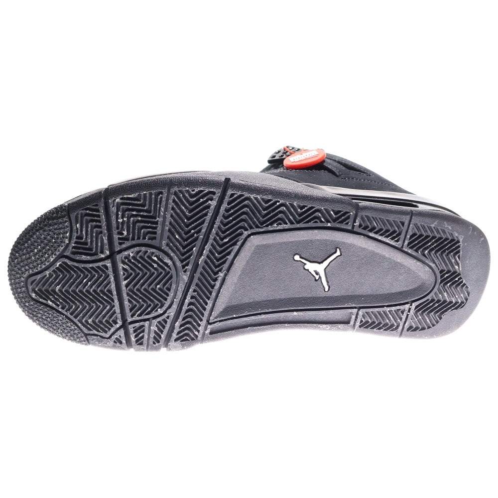 NIKE(ナイキ) AIR JORDAN 4 BLACK CAT エアジョーダン4 ブラックキャット ハイカットスニーカー ブラック US10/28cm CU1110-010