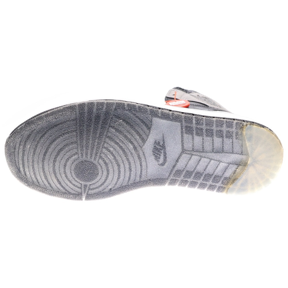 NIKE(ナイキ) AIR JORDAN 1 RETRO HIGH OG SHADOW エアジョーダン レトロ シャドウ ハイカットスニーカー ブラック/グレー US10/28cm 555088-013