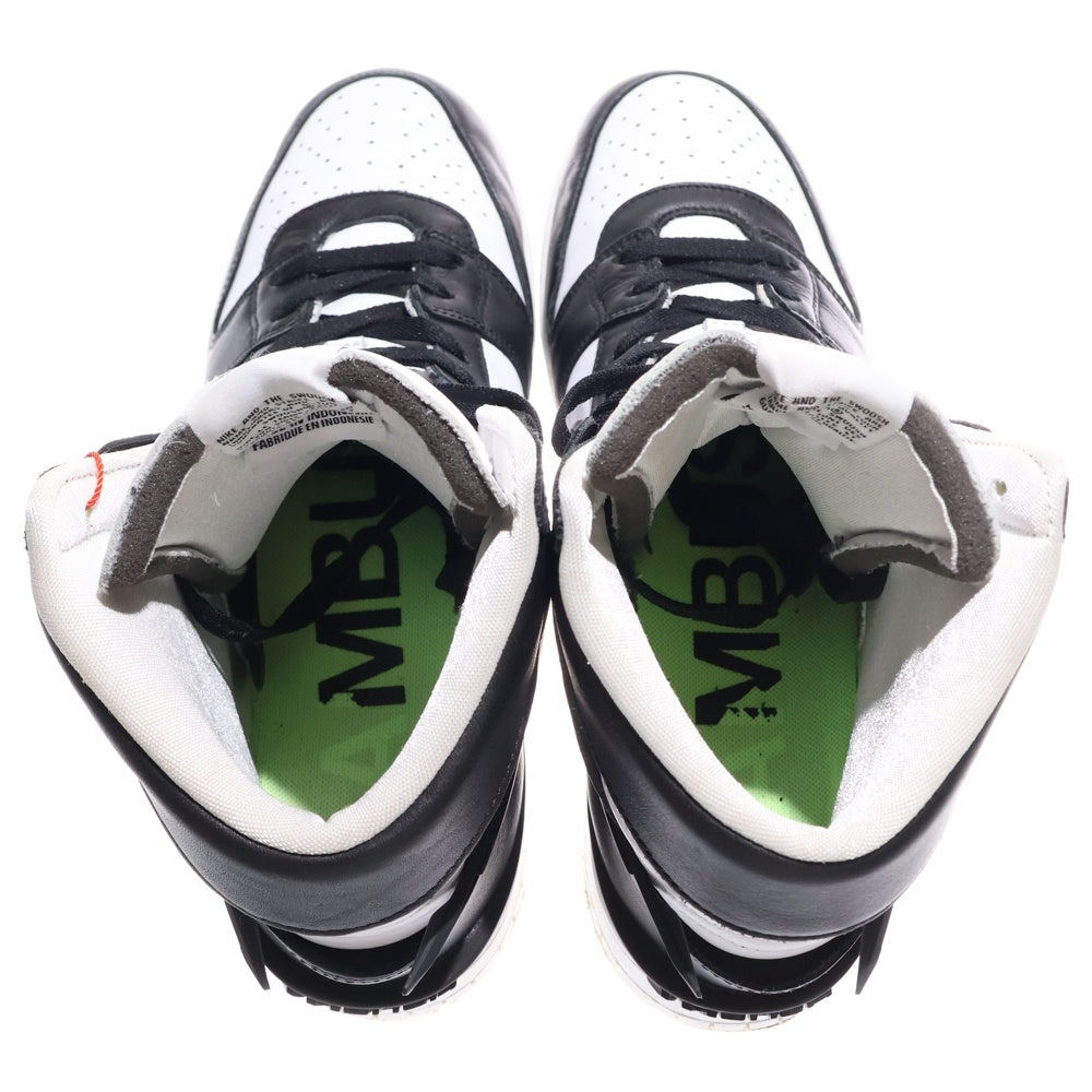 NIKE(ナイキ) ×AMBUSH DUNK HIGH アンブッシュ ダンク ハイカットスニーカー ブラック/ホワイト US10/28cm CU7544-001
