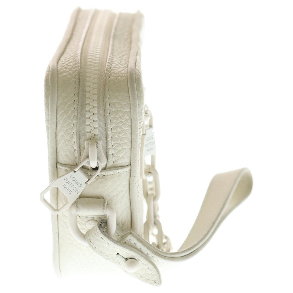 LOUIS VUITTON(ルイヴィトン) モノグラムアンプラント ポシェットヴォルガ ミニバッグ レッド トリヨンレザー ホワイト M53551 レディース