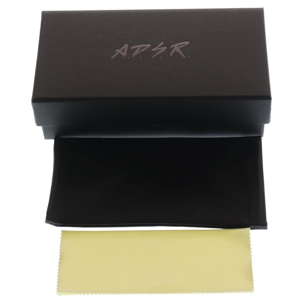 A.D.S.R.(エーディーエスアール) BUGGE 02 スクエアサングラス 眼鏡 ブラウン