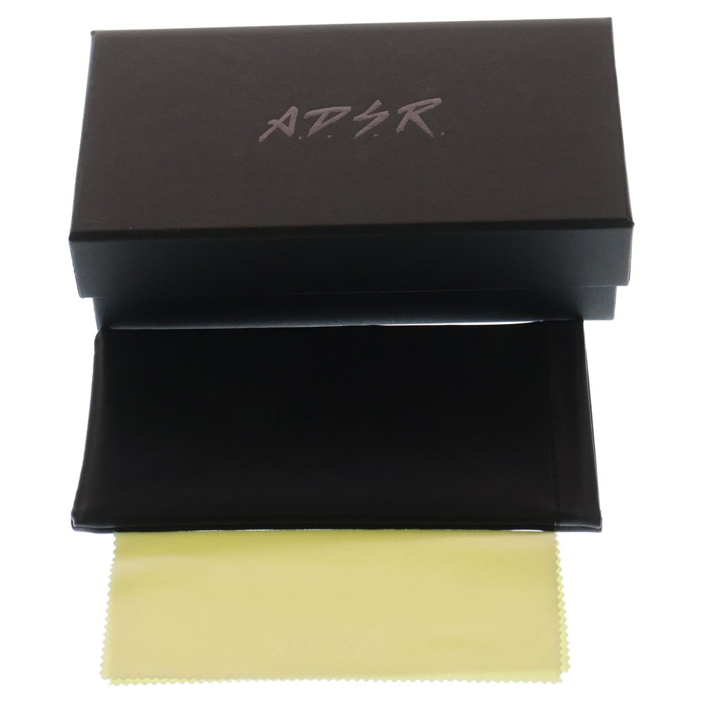 A.D.S.R.(エーディーエスアール) THOMS 02 ウェリントンサングラス 眼鏡 ブラック/ゴールド