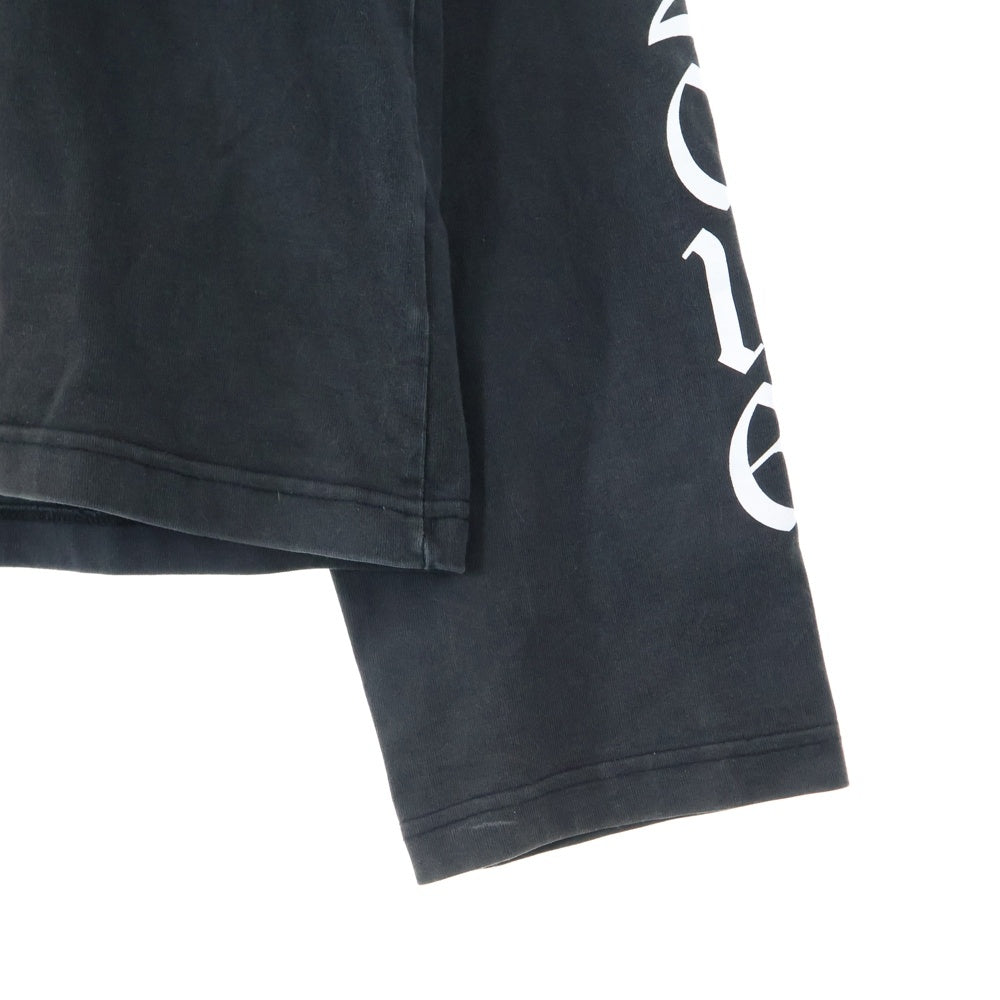 VETEMENTS(ヴェトモン) 16SS Arm Print L/S Tee アームプリント オーバーサイズ 長袖Tシャツ ブラック SS16TP14