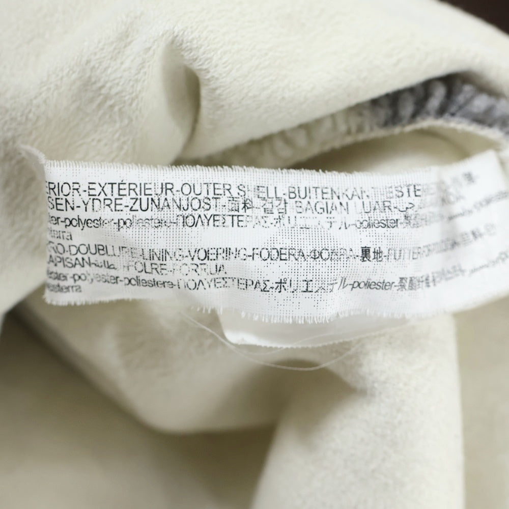 ZARA(ザラ) チェック ボタンダウンボアジャケット ブラック/ホワイト