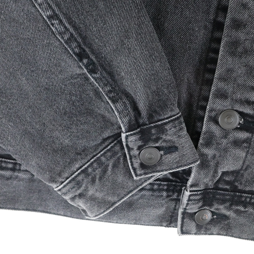 ZARA(ザラ) ウォッシュデニムジャケット トラッカージャケット ブラック