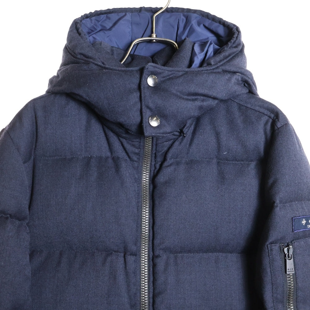 TATRAS(タトラス) 16AW ×SHIPS KRAZ ウールフーデッドダウンジャケット ネイビー MTA7SH4205
