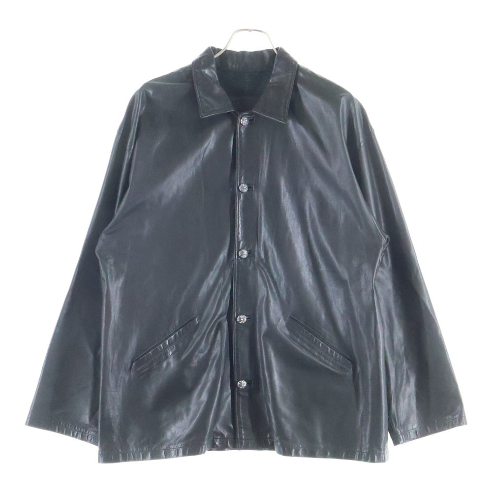 CHROME HEARTS(クロムハーツ) クロスボールボタン レザーカバーオール