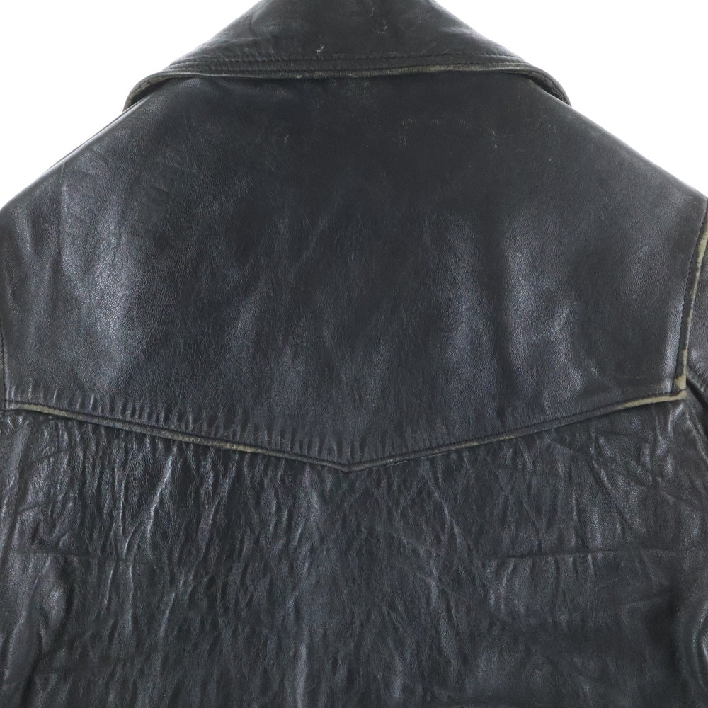 Lewis Leathers(ルイスレザー) 70s ライトニング タイトフィット ダブルライダース レザージャケット ブラック