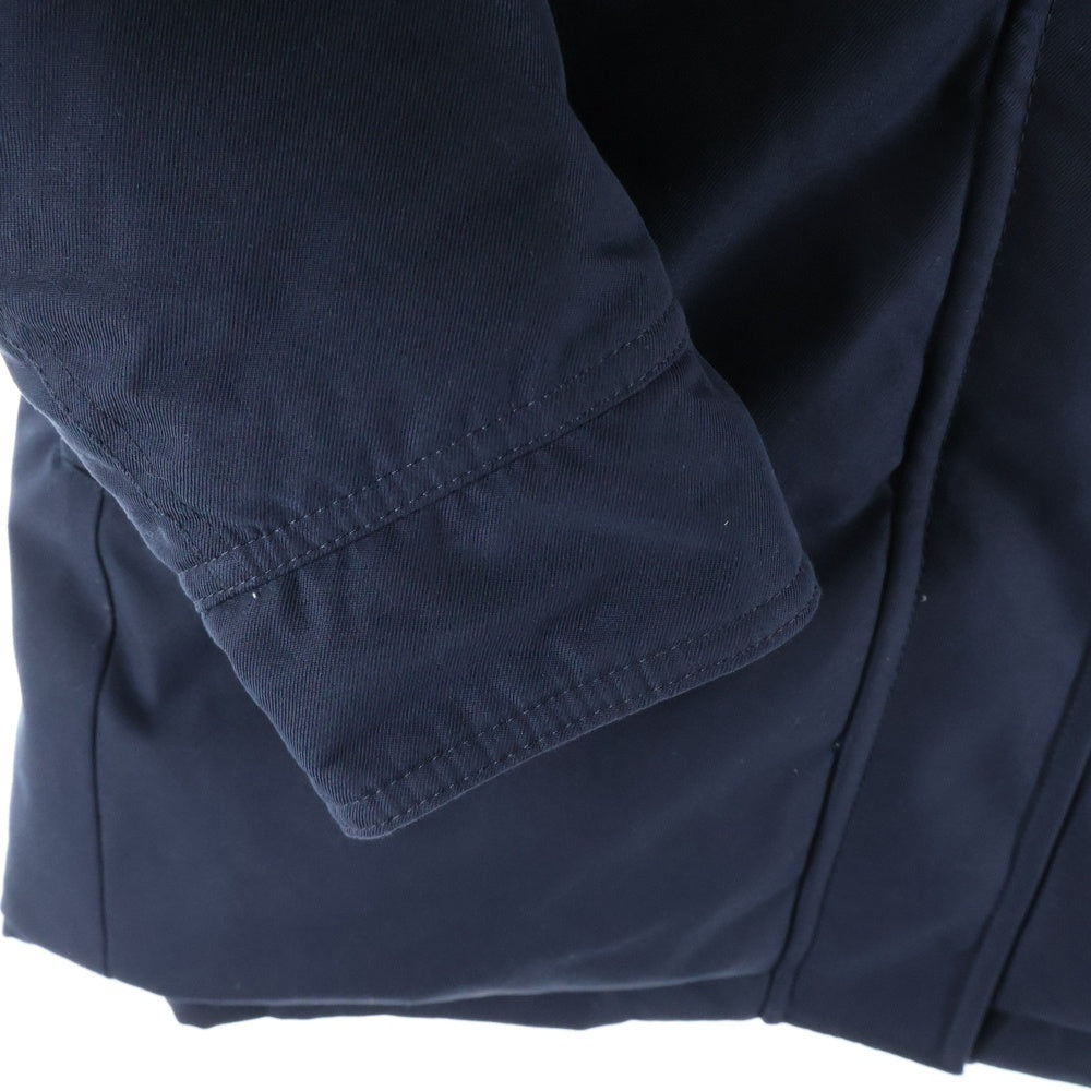 PYRENEX(ピレネックス) BORDEAUX ボルドー ファーフーデッド ナイロンダウンジャケット コート ネイビー HWK041