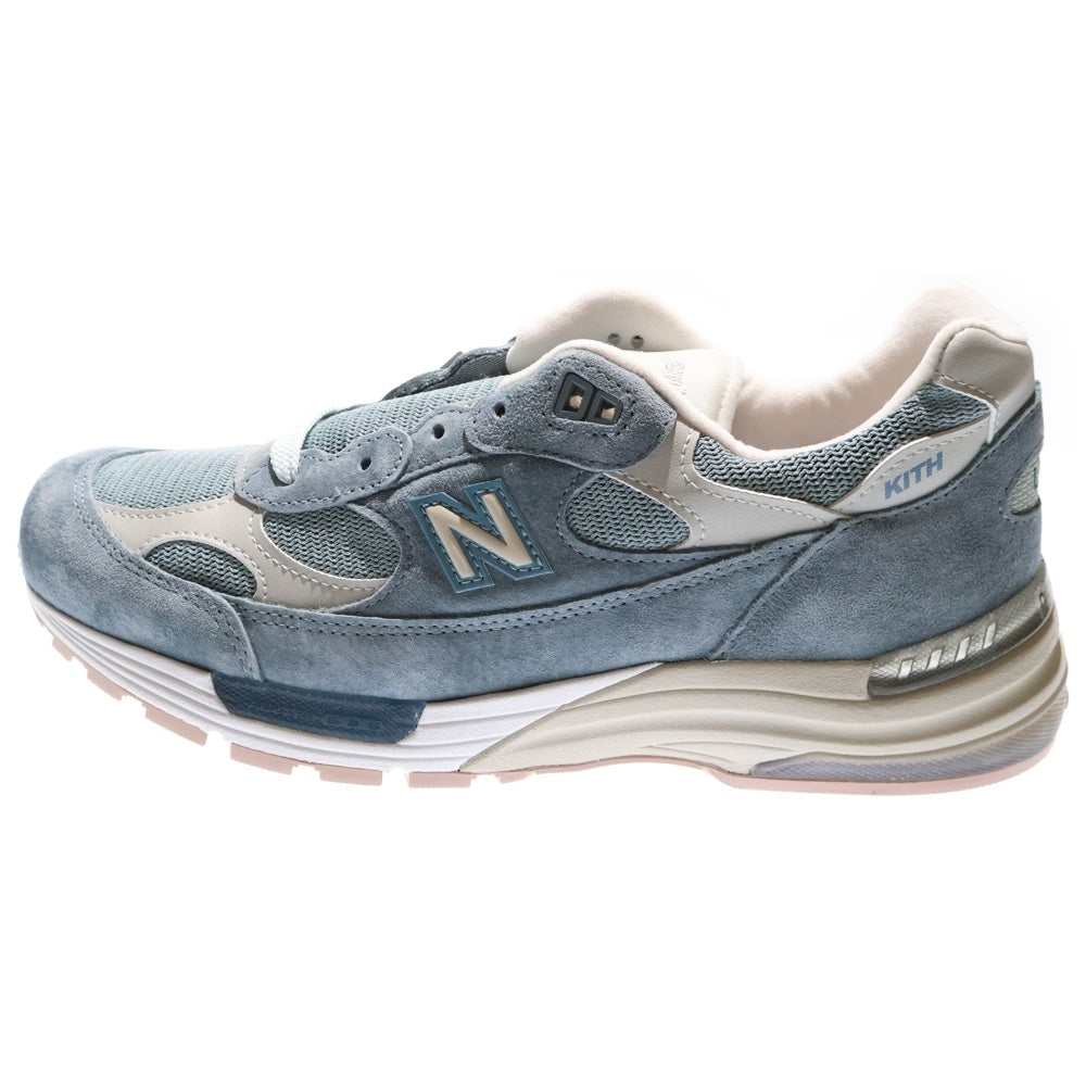 New Balance(ニューバランス) ×KITH 992 Aegean Blue U992KT キス エーゲブルー ローカットスニーカー US8.5/26.5cm ブルー