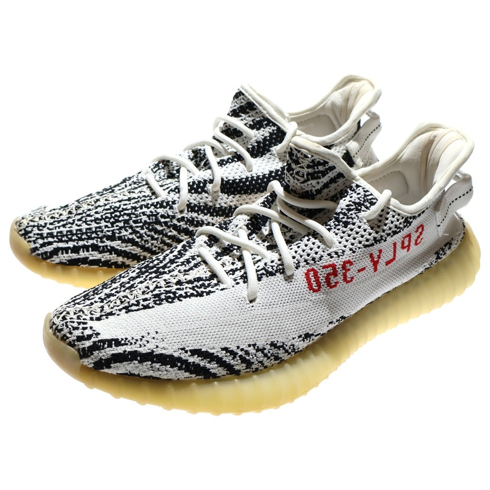 adidas(アディダス) YEEZY BOOST 350V2 ZEBRA CP9654 イージーブースト 350 V2 ゼブラ ローカットスニーカー ブラック/ホワイト US10/28cm