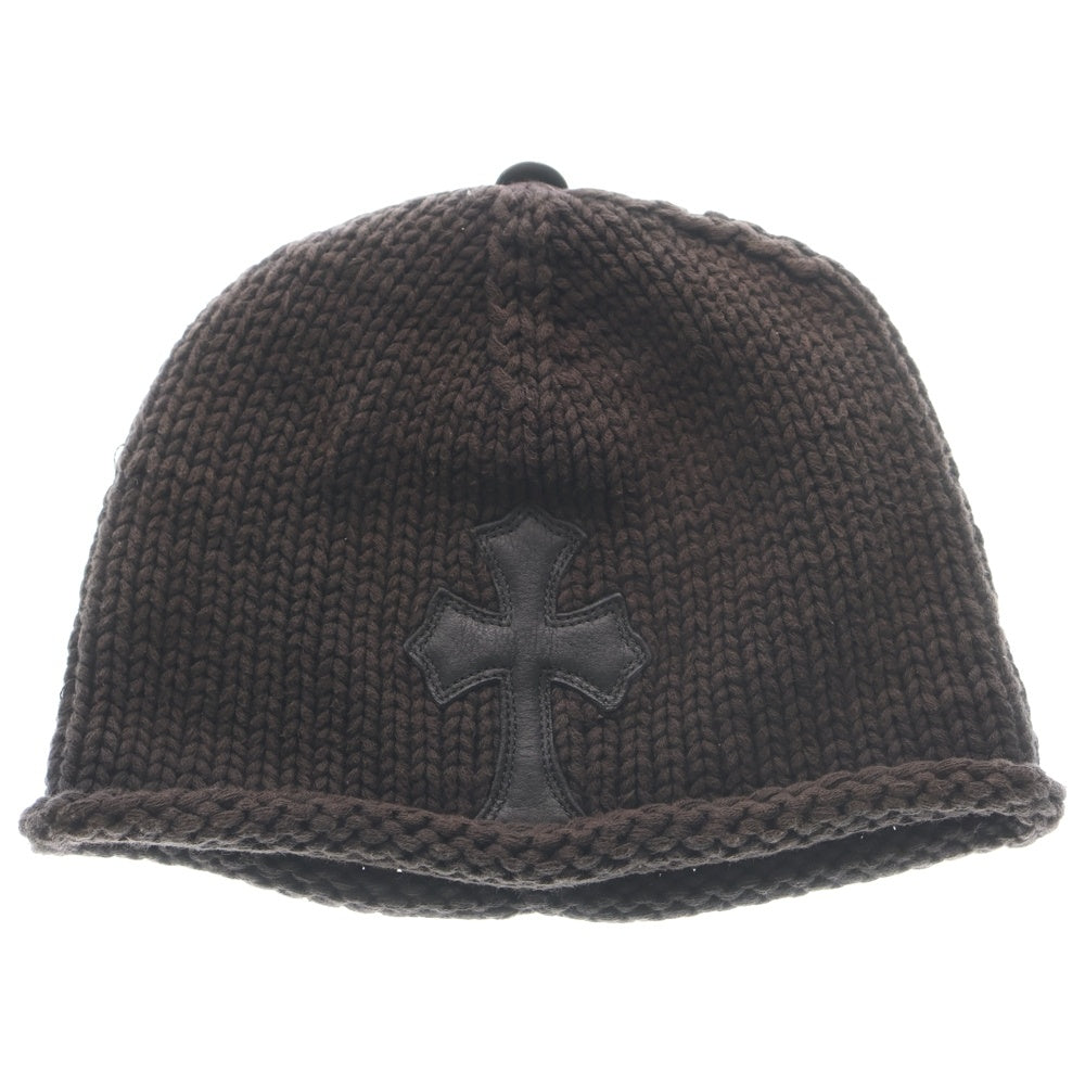 クロムハーツ　BEANIE CASH CH ニット帽　クロスパッチ　インボイス有 CHROME HEARTS（クロムハーツ） BEANIE CASH クロスパッチ カシミヤ
