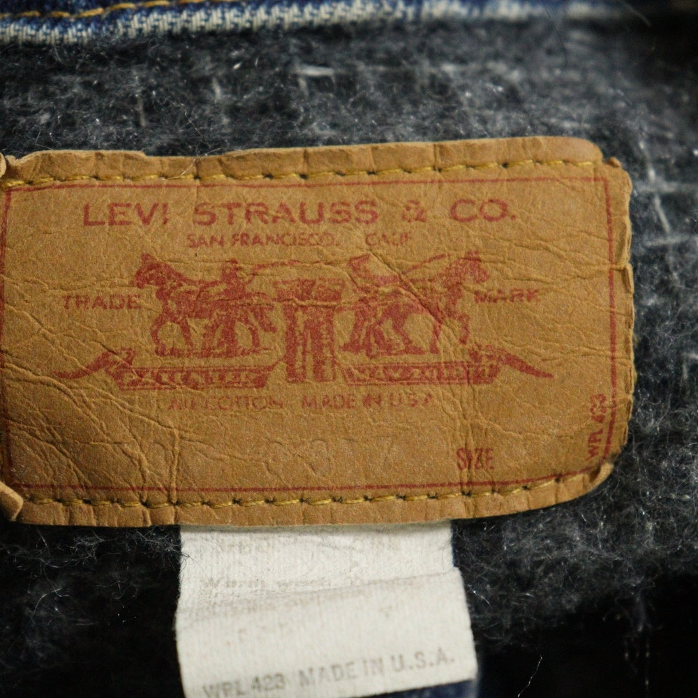 Levi's(リーバイス) 90S 裏地ブランケット デニムトラッカージャケット インディゴ WPL 423