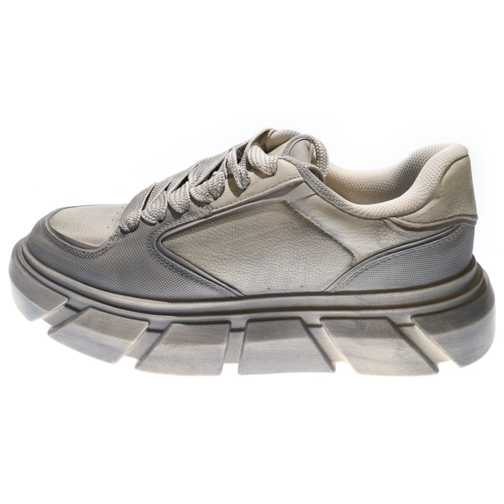 ZARA(ザラ) ヴィンテージ加工 ローカットスニーカー 26.0cm グレー 2264/620/802