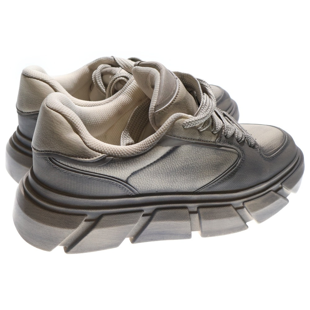 ZARA(ザラ) ヴィンテージ加工 ローカットスニーカー 26.0cm グレー 2264/620/802