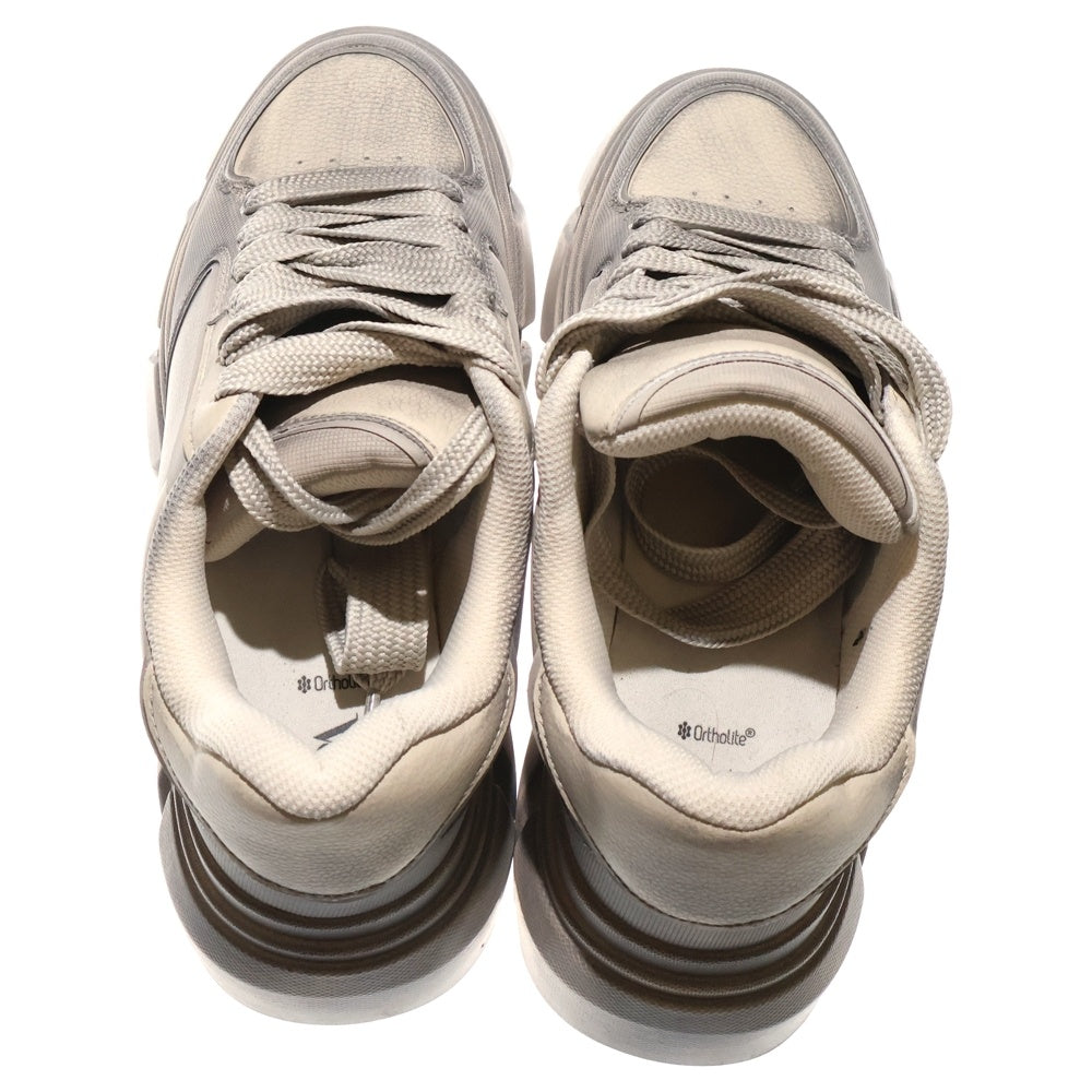 ZARA(ザラ) ヴィンテージ加工 ローカットスニーカー 26.0cm グレー 2264/620/802