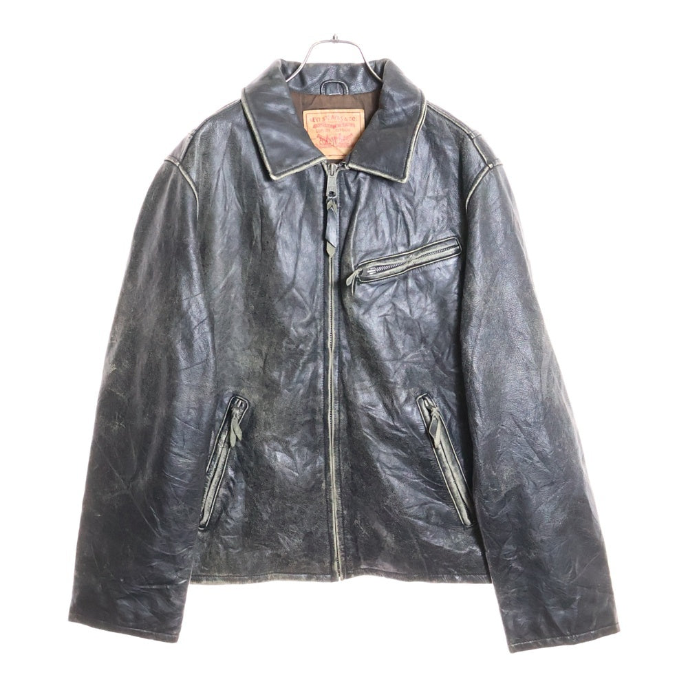 Levi's(リーバイス) レザーライダースジャケット ブラック LL-1001