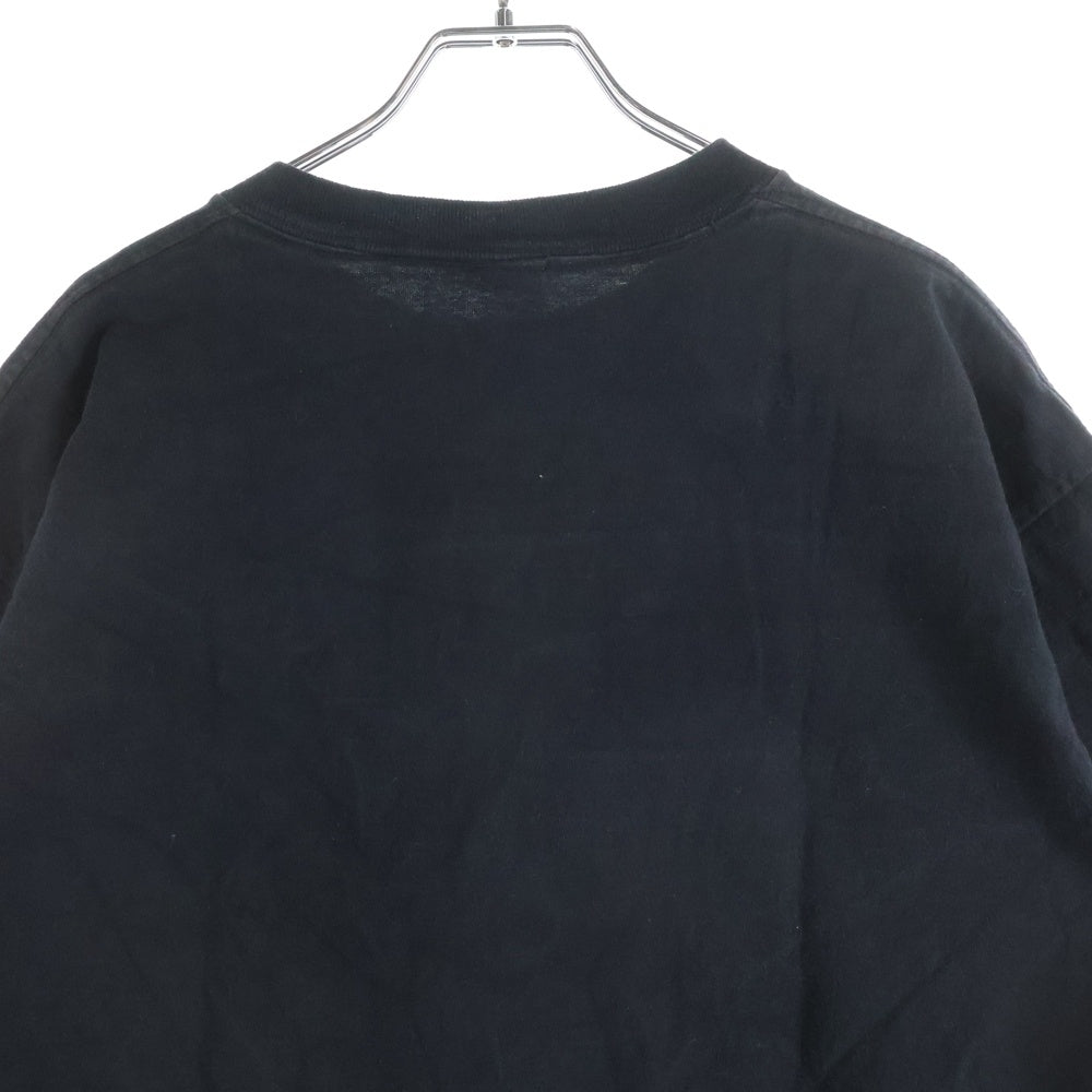 NO BRAND(ノーブランド) DC ディーシー 発泡プリント 半袖Tシャツカットソー ブラック