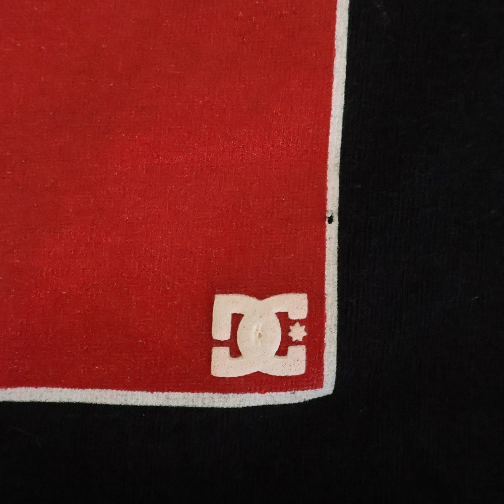 NO BRAND(ノーブランド) DC ディーシー 発泡プリント 半袖Tシャツカットソー ブラック