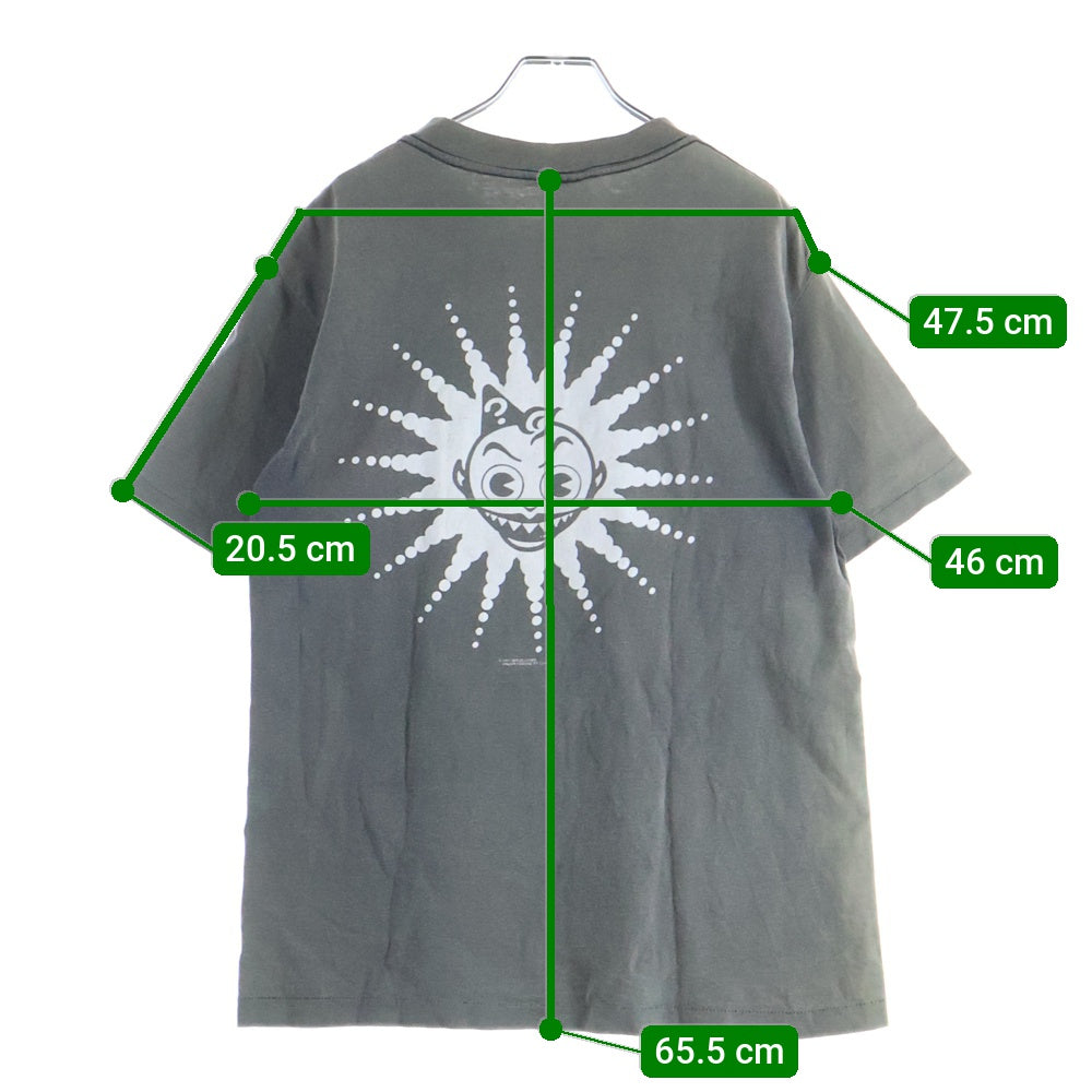 VINTAGE(ヴィンテージ) 90s JESUS JONES ジーザスジョーンズ 総柄 半袖Tシャツカットソー ブラック