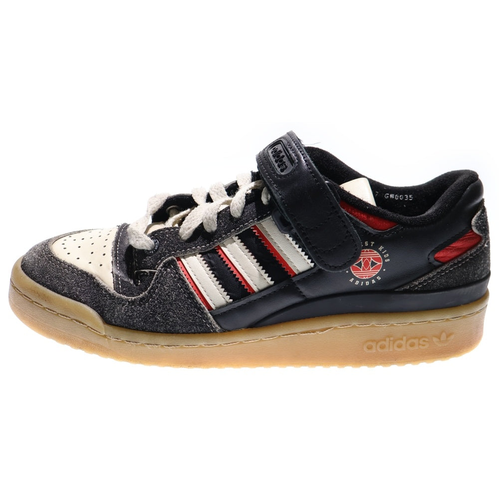 adidas(アディダス) × MID WEST KIDS FORUM 84 ミッドウェストキッズ フォーラム84 ローカットスニーカー ブラック GW0035