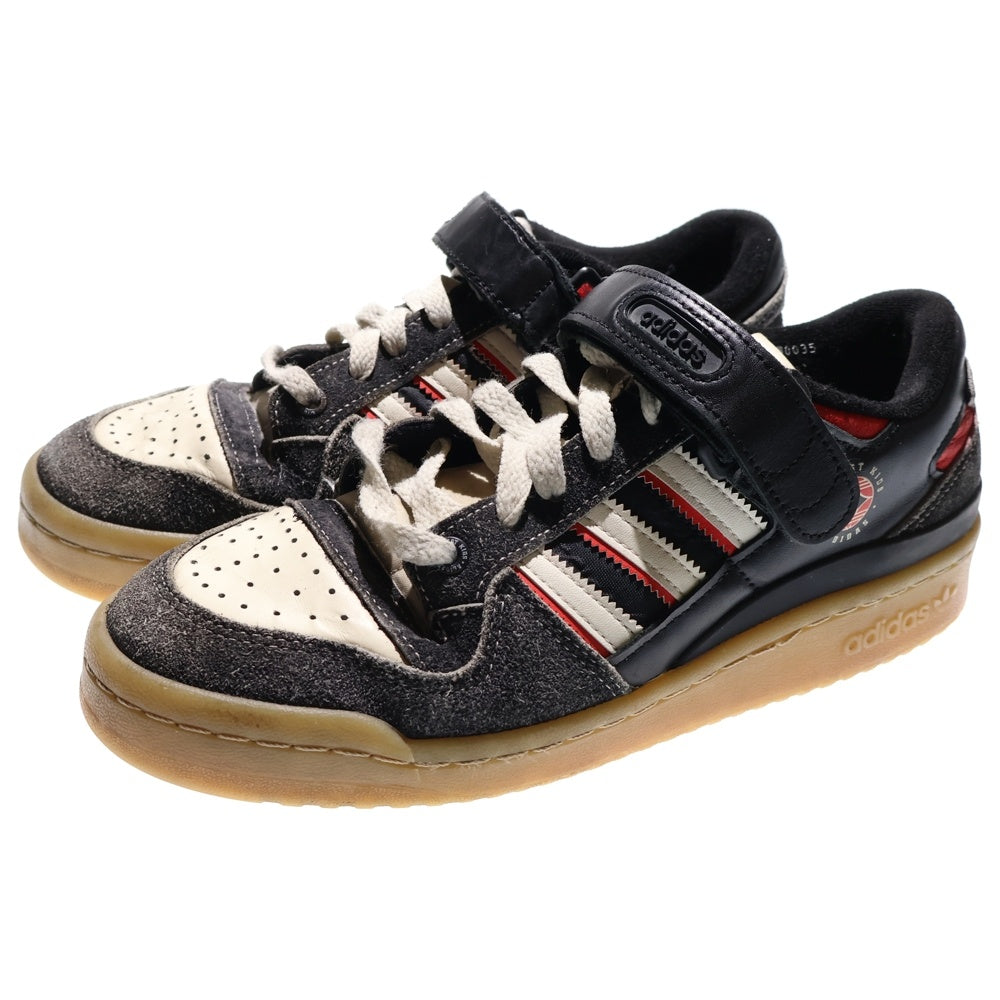 adidas(アディダス) × MID WEST KIDS FORUM 84 ミッドウェストキッズ フォーラム84 ローカットスニーカー ブラック GW0035