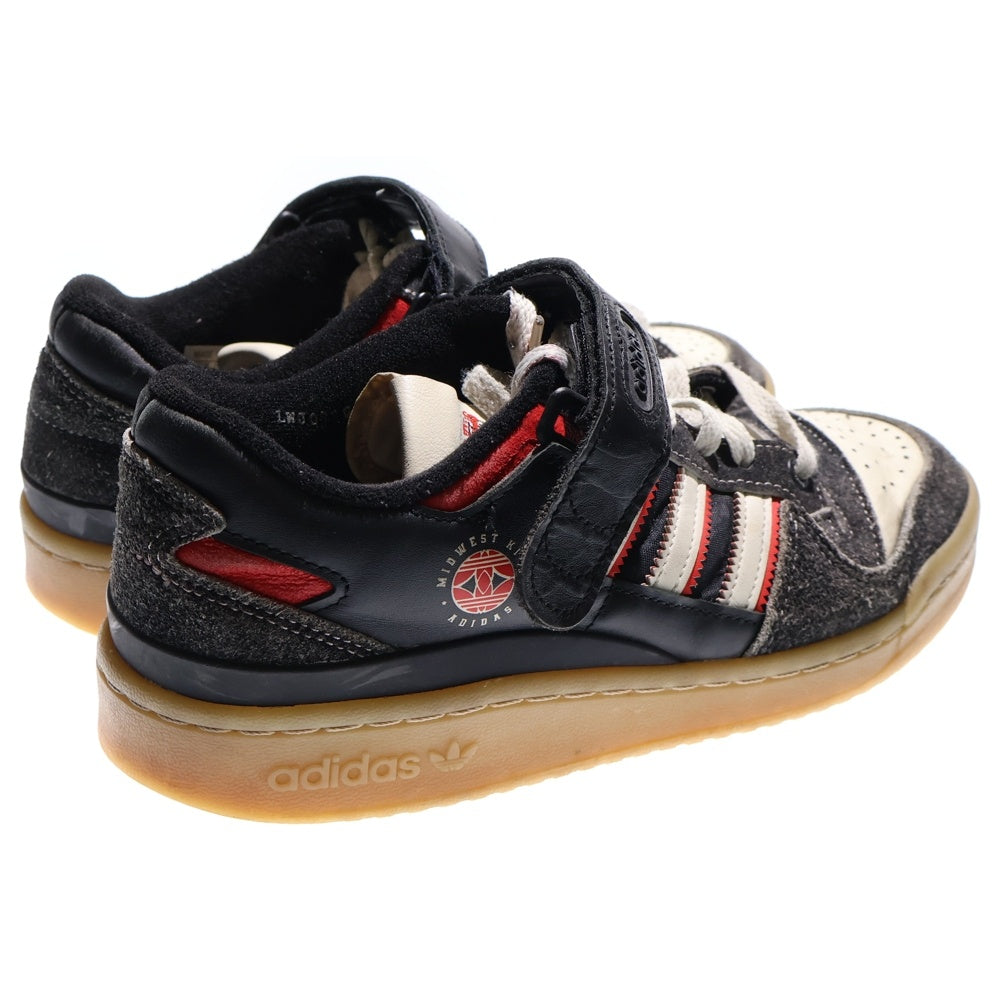 adidas(アディダス) × MID WEST KIDS FORUM 84 ミッドウェストキッズ フォーラム84 ローカットスニーカー ブラック GW0035