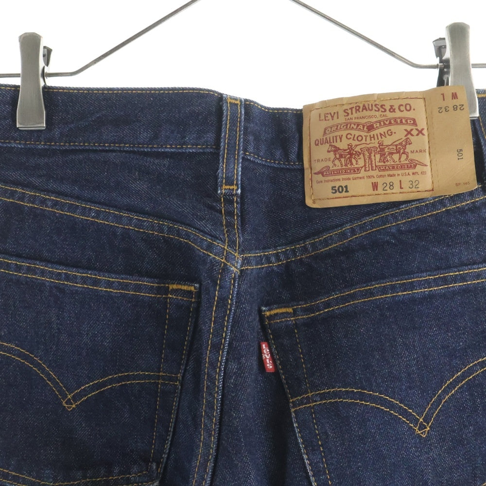 Levi's(リーバイス) USA製 ストレートデニムパンツ501 インディゴ SF145