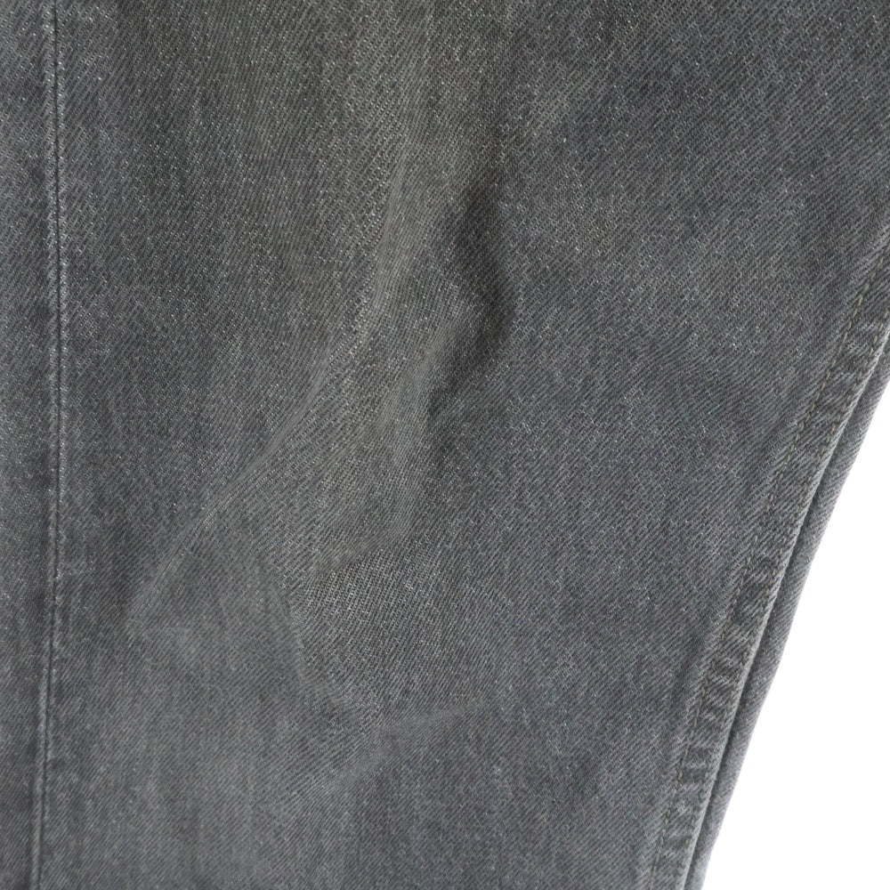 Levi's(リーバイス) 90s USA製 先染めストレートデニムパンツ ブラック 501-0658