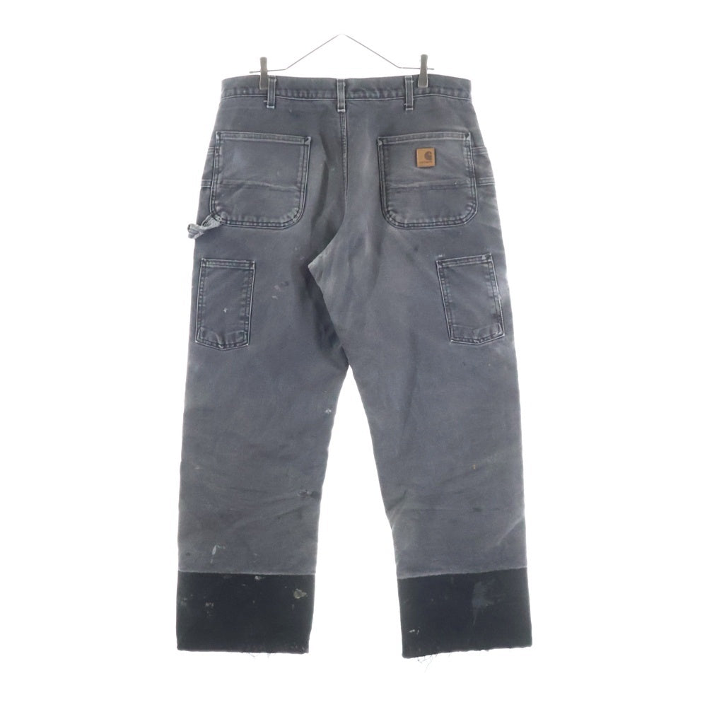 CARHARTT(カーハート) DOUBLE KNEE PAINTER PANTS ダブルニー ダック地 裏地 USA製 キルティング ペインターパンツ ブラック B194