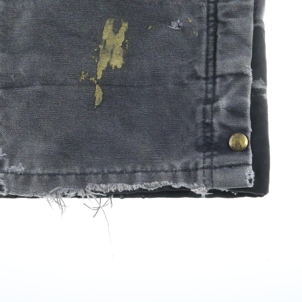 CARHARTT(カーハート) DOUBLE KNEE PAINTER PANTS ダブルニー ダック地 裏地 USA製 キルティング ペインターパンツ ブラック B194