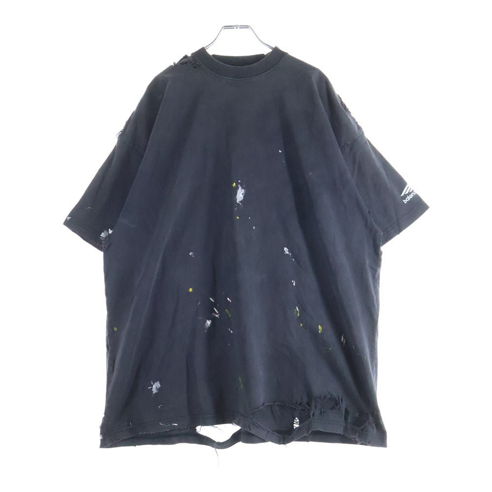 トップス BALENCIAGA OVERSIZED REPAIRED T-SHIRT 1 バレンシアガ BALENCIAGA OVERSIZED REPAIRED T-SHIRT 704056 TMVA5