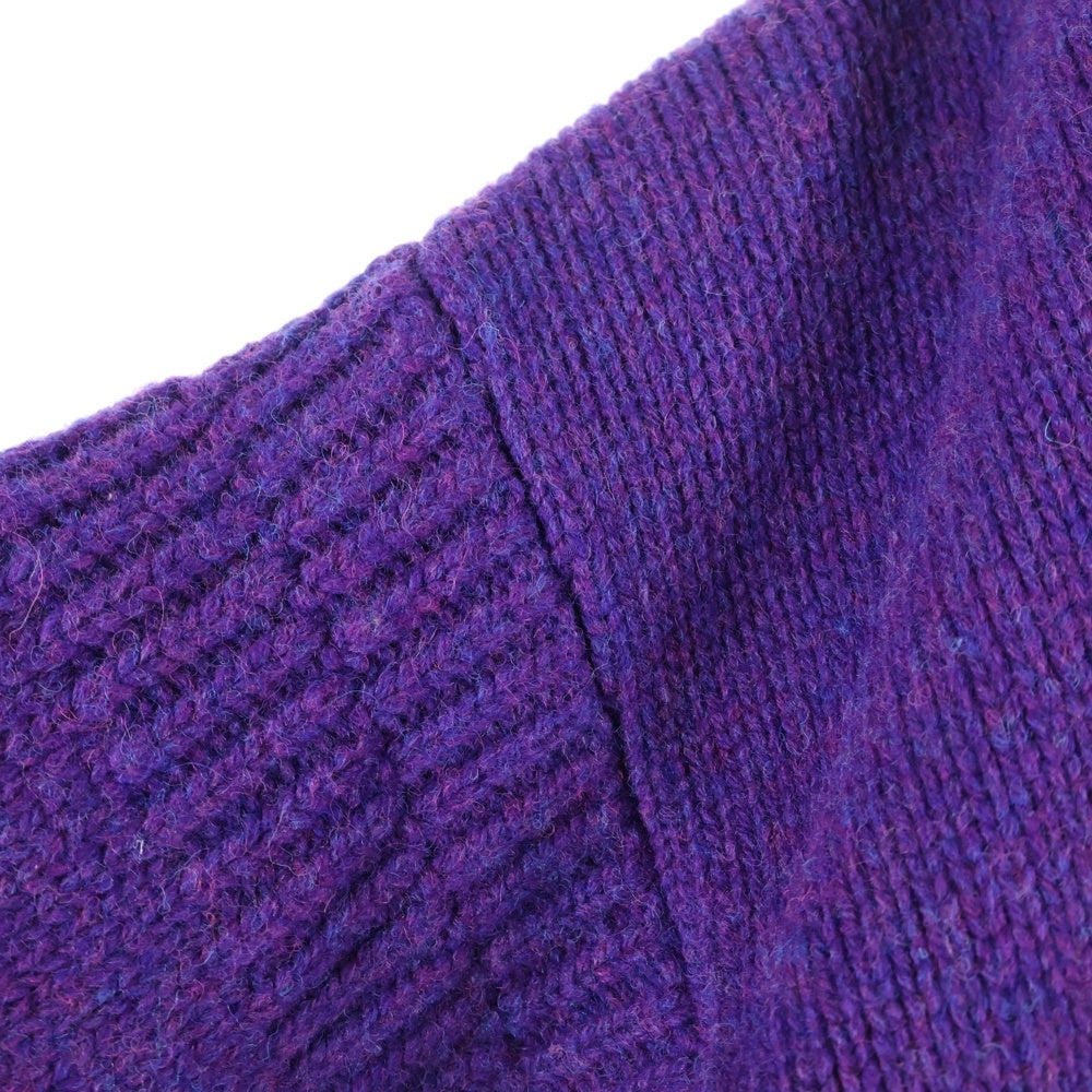 MARNI(マルニ) ダメージ加工 ハイネック ニットセーター パープル DVMG0015A0