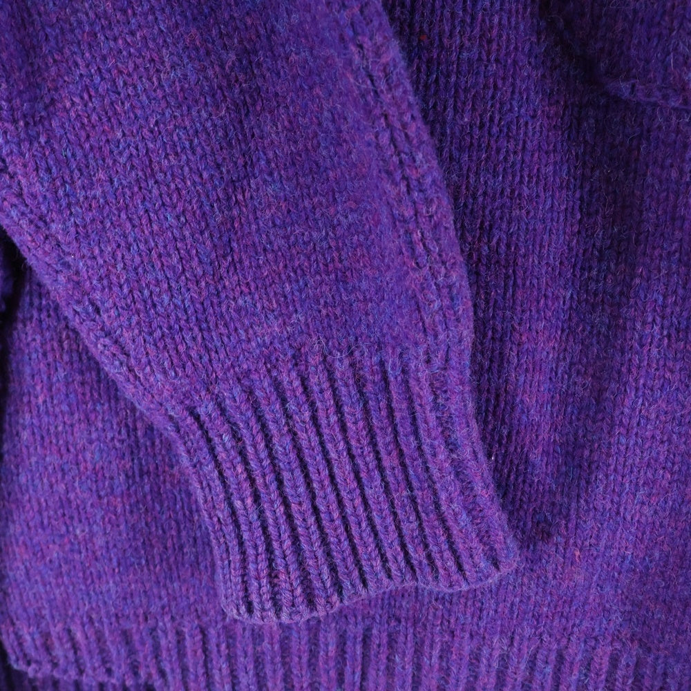 MARNI(マルニ) ダメージ加工 ハイネック ニットセーター パープル DVMG0015A0