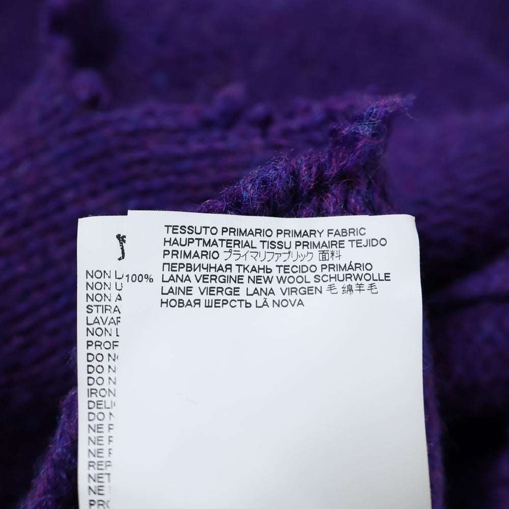 MARNI(マルニ) ダメージ加工 ハイネック ニットセーター パープル DVMG0015A0