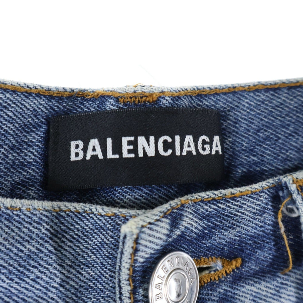 BALENCIAGA(バレンシアガ) ストレートデニムパンツ インディゴ 594609 TDW14