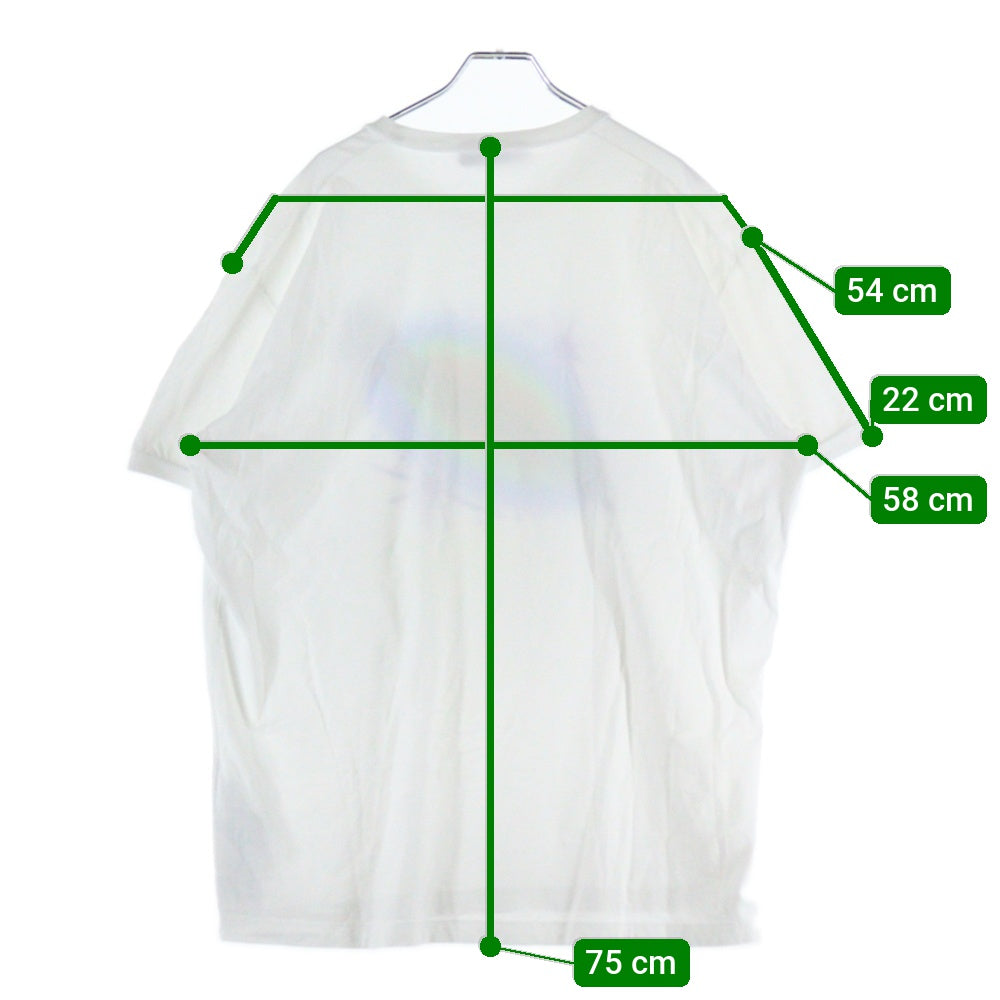 DSQUARED2(ディースクエアード) グラフィティスプレーアートデザインプリント Tシャツカットソー ホワイト S71GD1384 D20020